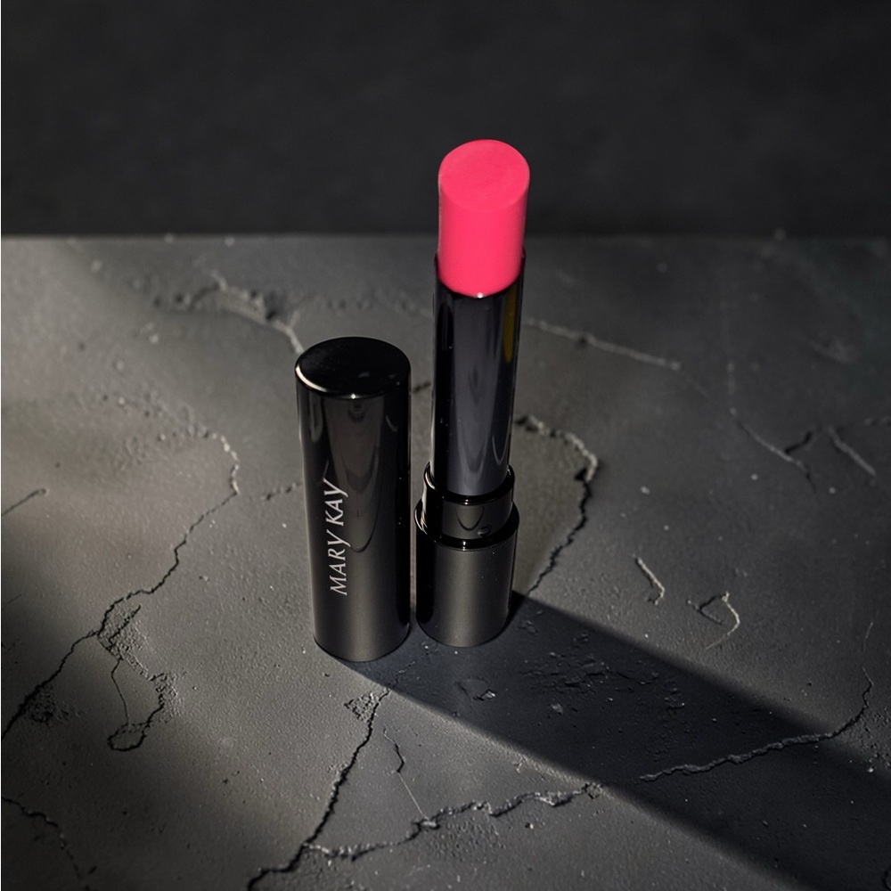 Mary Kay Poetic Pink Lipstick NIB Bright Rosy Pink Cream Lip Color